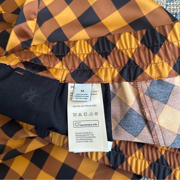 Scotch & Soda Mid-Rise Check Trousers M - Picture 8 of 8